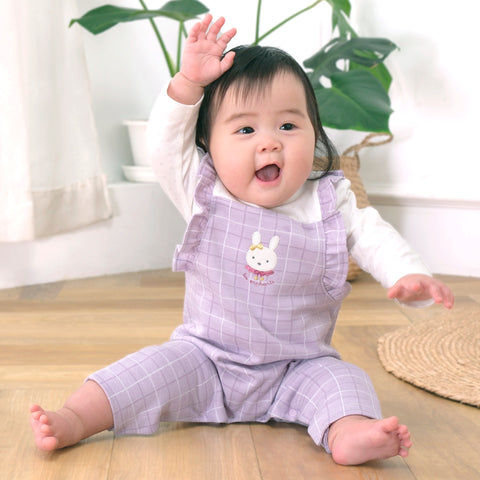 【麗嬰房】嬰童典雅象抗UV薰衣草紫兔裝